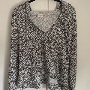 Altar’d State Crop Hoodie in Leopard